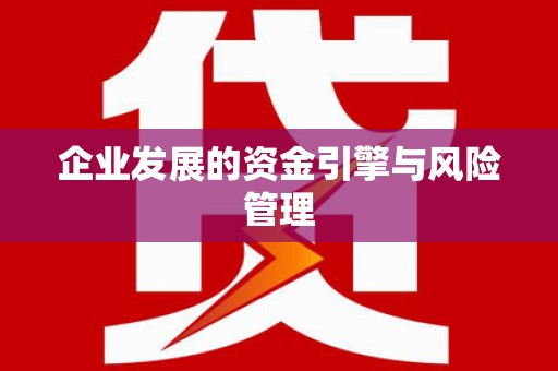 南康企业发展的资金引擎与风险管理