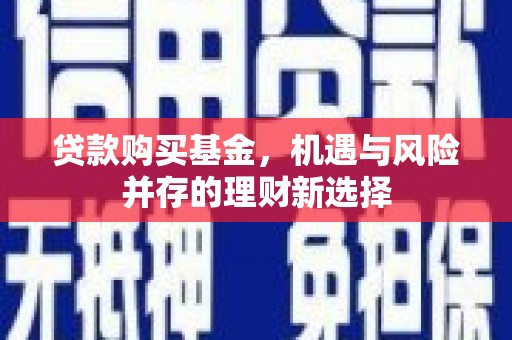 南康贷款购买基金，机遇与风险并存的理财新选择