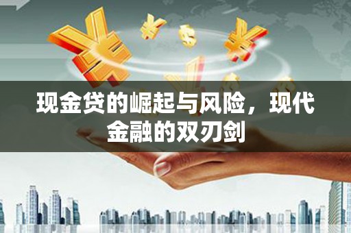 南康现金贷的崛起与风险，现代金融的双刃剑