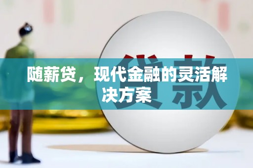南康随薪贷，现代金融的灵活解决方案