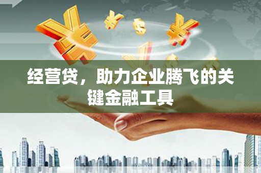 南康经营贷，助力企业腾飞的关键金融工具