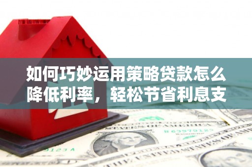 南康如何巧妙运用策略贷款怎么降低利率，轻松节省利息支出