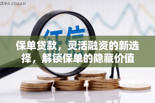 南康保单贷款，灵活融资的新选择，解锁保单的隐藏价值