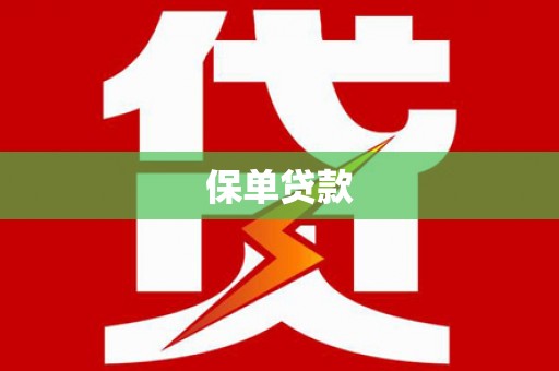 南康保单贷款