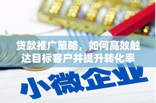 南康贷款推广策略，如何高效触达目标客户并提升转化率