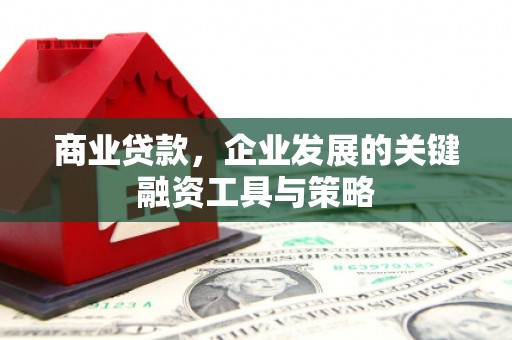 南康商业贷款，企业发展的关键融资工具与策略