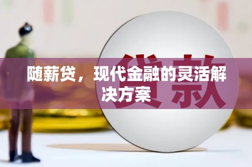 南康随薪贷，现代金融的灵活解决方案