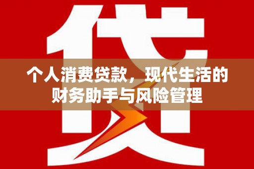 南康个人消费贷款，现代生活的财务助手与风险管理