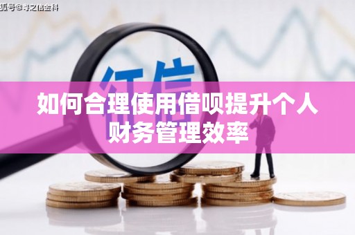 南康如何合理使用借呗提升个人财务管理效率