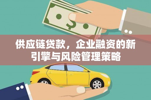 南康供应链贷款，企业融资的新引擎与风险管理策略