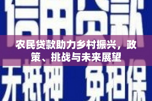 南康农民贷款助力乡村振兴，政策、挑战与未来展望