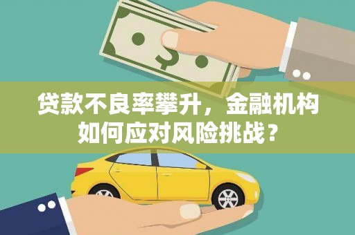 南康贷款不良率攀升，金融机构如何应对风险挑战？