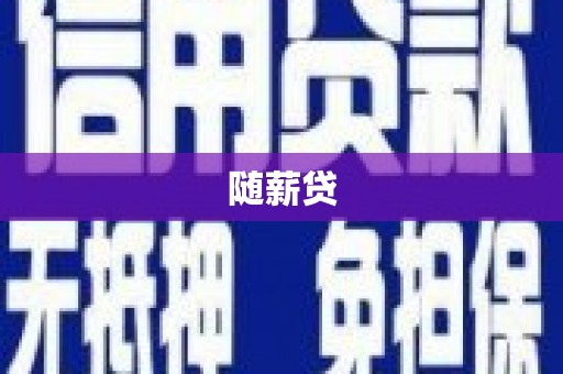 南康随薪贷