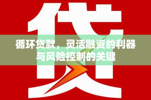 南康循环贷款，灵活融资的利器与风险控制的关键