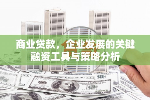 南康商业贷款，企业发展的关键融资工具与策略分析