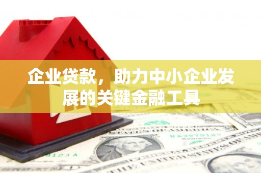 南康企业贷款，助力中小企业发展的关键金融工具