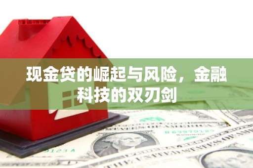 南康现金贷的崛起与风险，金融科技的双刃剑