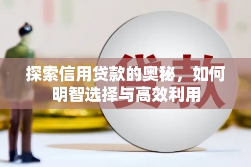 南康探索信用贷款的奥秘，如何明智选择与高效利用