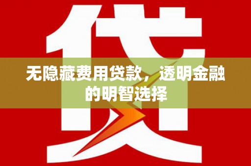 南康无隐藏费用贷款，透明金融的明智选择