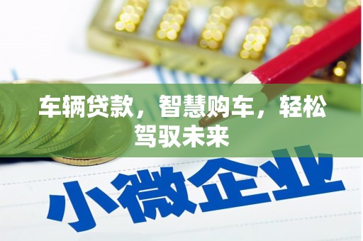 南康车辆贷款，智慧购车，轻松驾驭未来