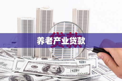 南康养老产业贷款