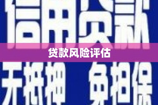 南康贷款风险评估