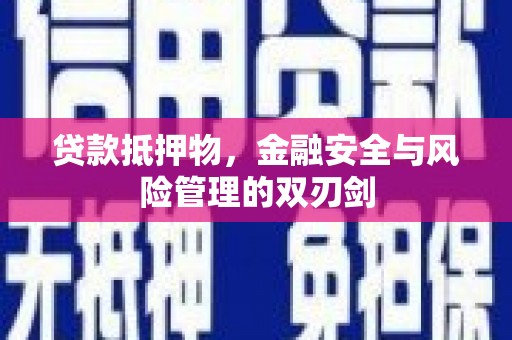 南康贷款抵押物，金融安全与风险管理的双刃剑