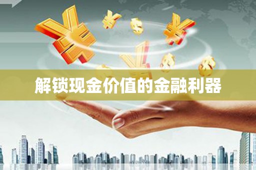 南康解锁现金价值的金融利器
